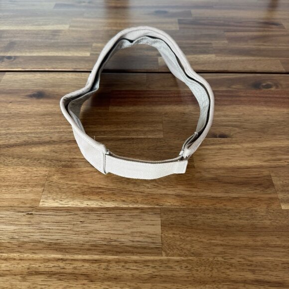 DISNEY PARKS Mickey Mouse Beige Tan Cotton Visor Cap Golf Sun Walt Disney World - Picture 4 of 10